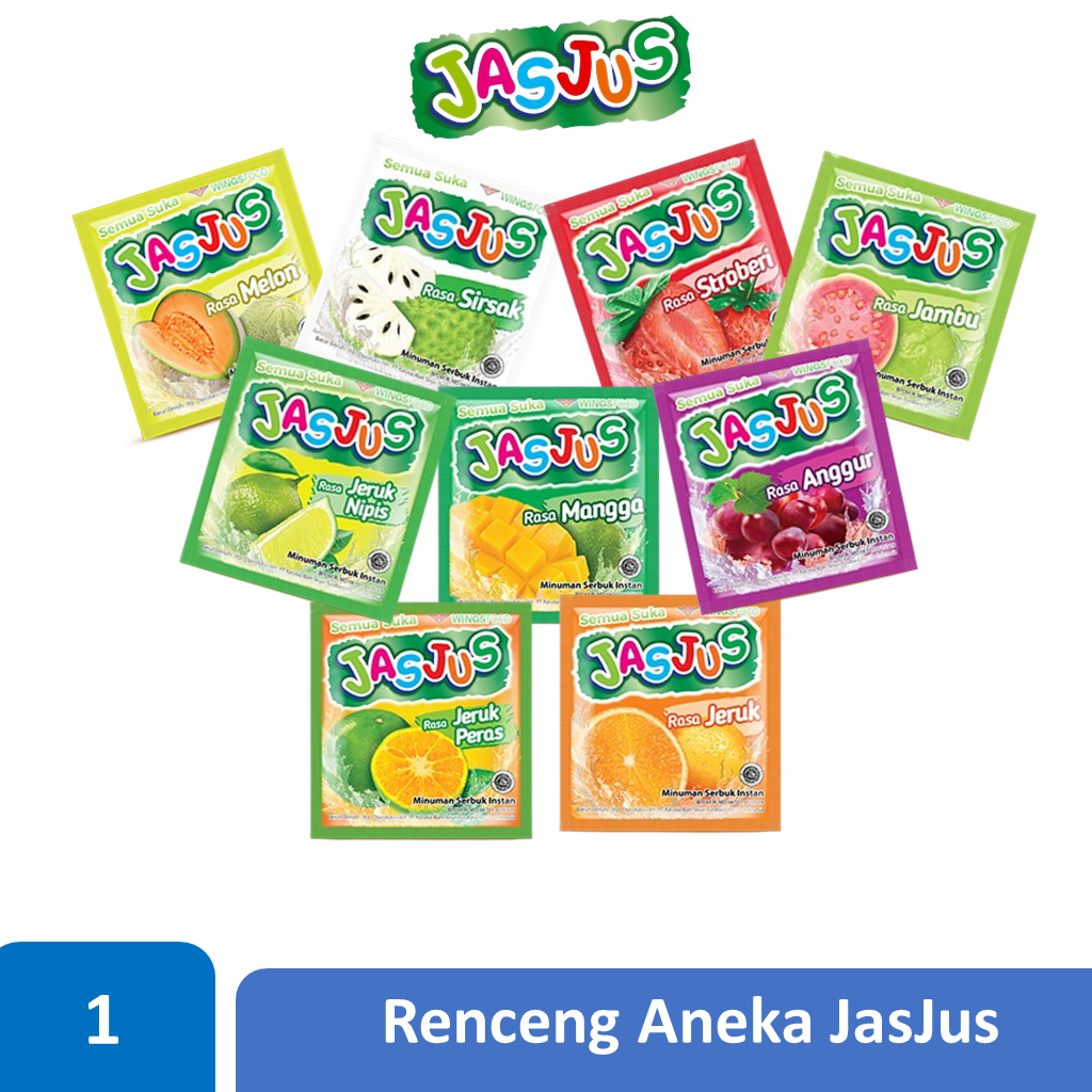 

Jasjus 1 renteng isi 10 sachet (Harga per 1 renteng)