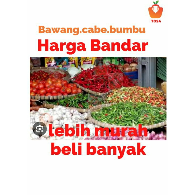 

bawang merah/bawang putih/cabe merah/cabe rawit merah/cengek merah/cabe rawit ijo/cabe kriting merah/kunyit/laja/jahe/lengkuas/sereh/