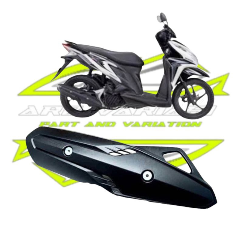 Cover Knalpot Vario 125 FI Techno Tutup Knalpot Vario 125 Tameng Knalpot Vario 125