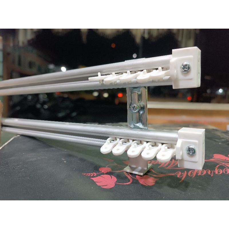 (Paket) Double Fullset Rell Gorden Oval Alkan / Sepasang Batang Gorden Kotak Alkan Oval