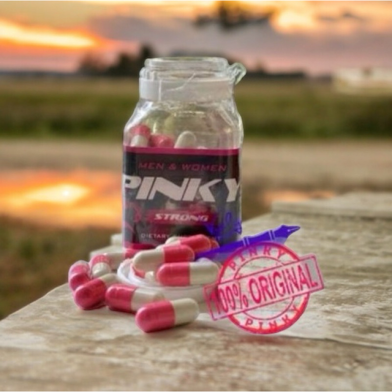 Pelangsing Pinky Strong  / Obat Diet Pinky Putih Pink 30 Kapsul