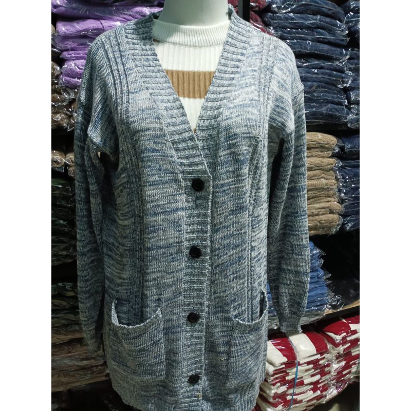 Mantel Rajut Cardigan Wanita Tuis