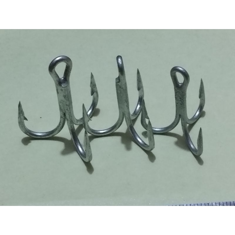 kail treble hook mustad ads silver