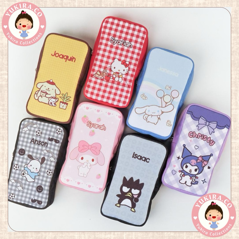 

yukira.co - PENCIL CASE CUSTOM / TEMPAT PENSIL sanrio / goodiebag / souvenir / hampers / ultah