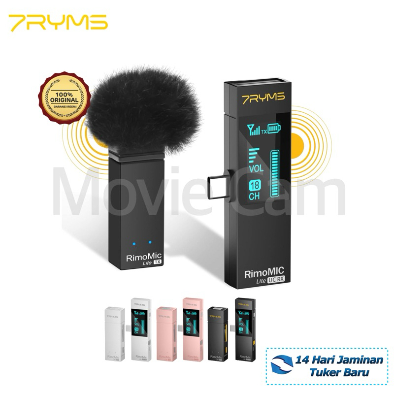7RYMS RimoMic Lite UC Mini UHF Wireless Microphone USB Type-C Devices (Android)