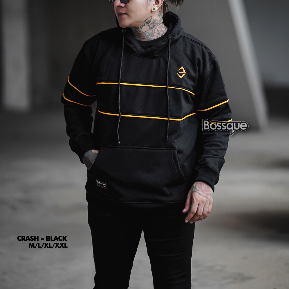 Bossque - Crash Original Hoodie Pria Pullover | Jumper Sweater Pria Sweeter Hoodie Distro Switer