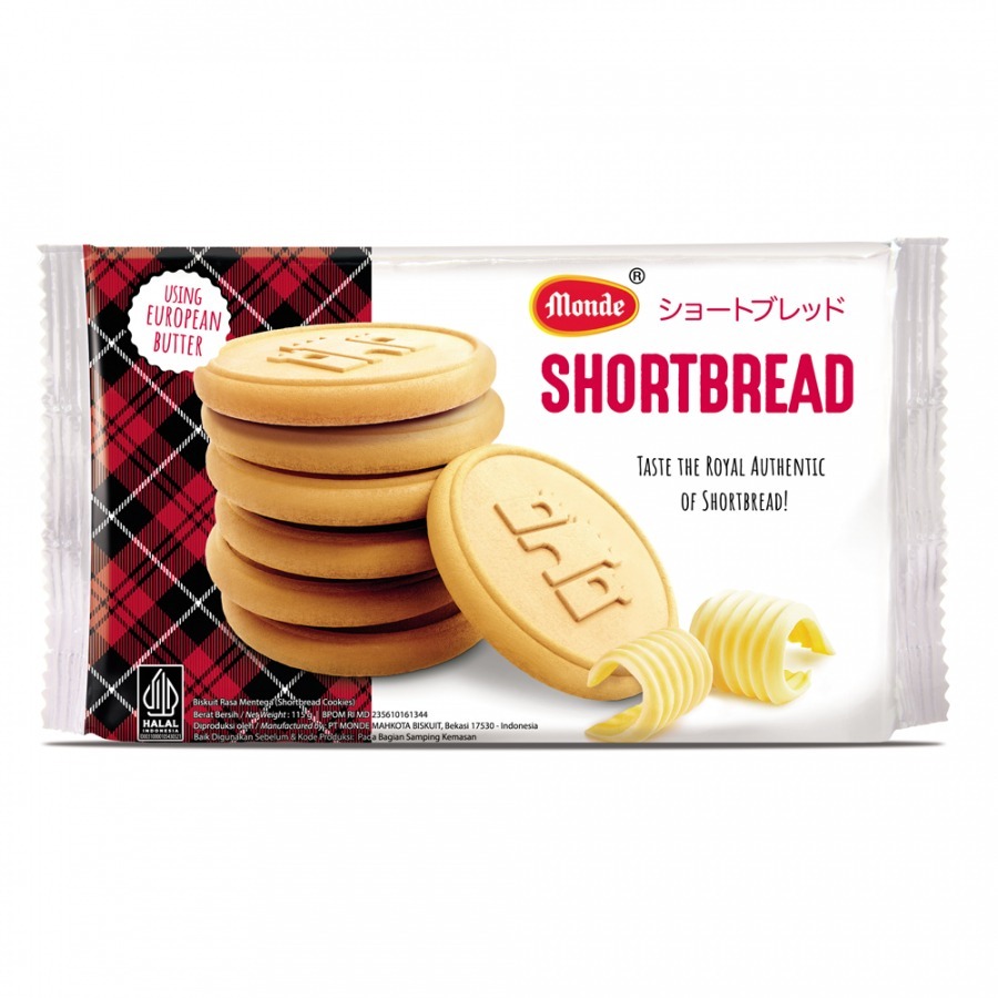 

[ CEMILAN ] Monde Shortbread Biskuit Rasa Mentega 115gram