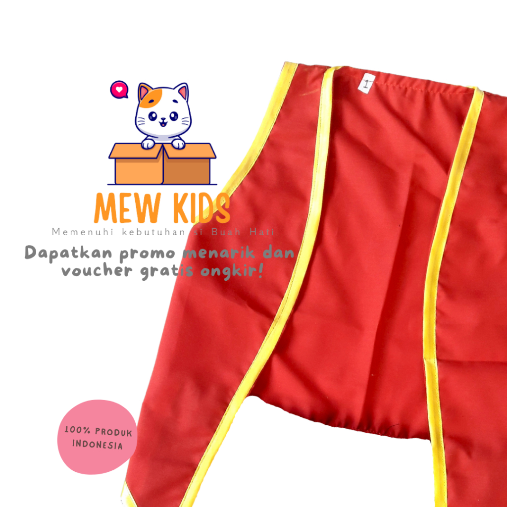 Atasan Rompi Ganongan Anak Atasan Bujang Ganong Reog Anak