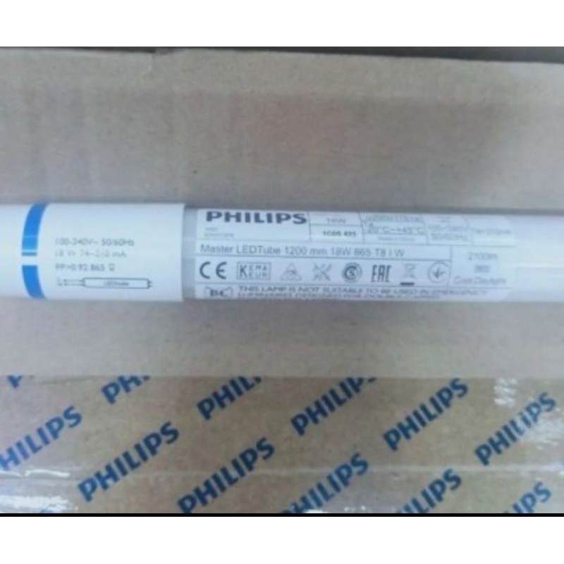 philips led tube t8 18w putih