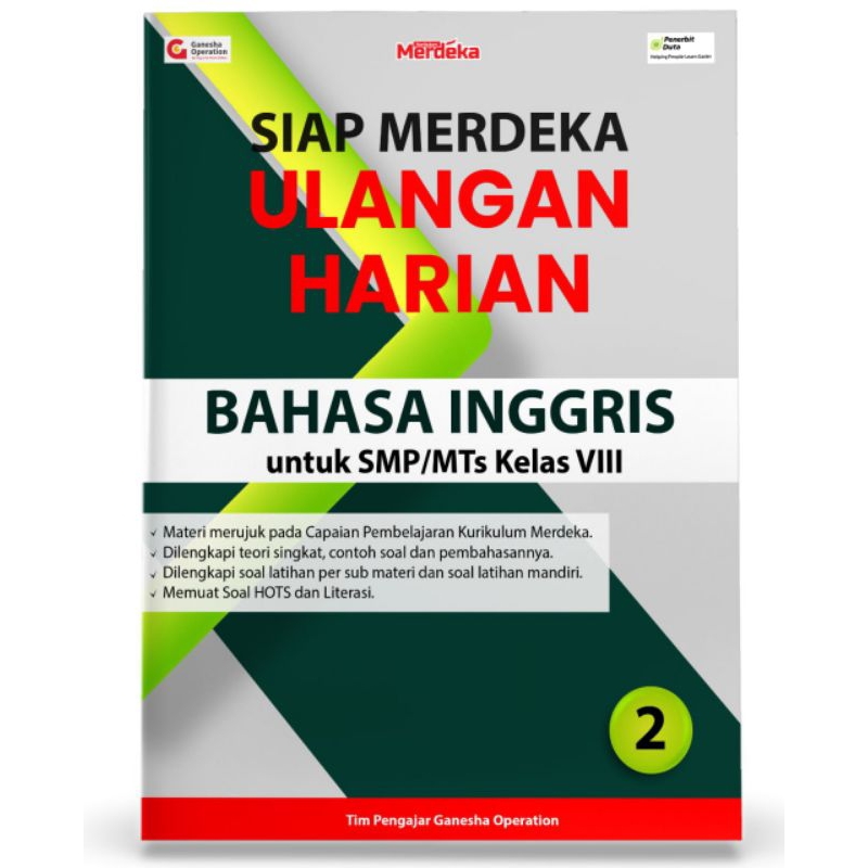 

SIAP MERDEKA ULANGAN HARIAN: Bahasa Inggris SMP/MTs Kelas VIIl