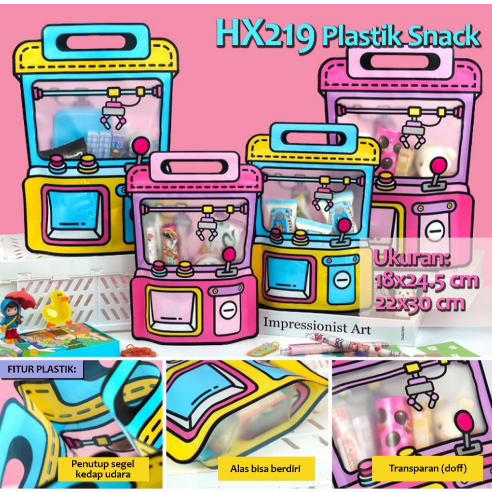 

HX219 [1 paket = 10 pcs] Plastik Snack Hadiah Ziplock Birthday Packaging Goodie Bag