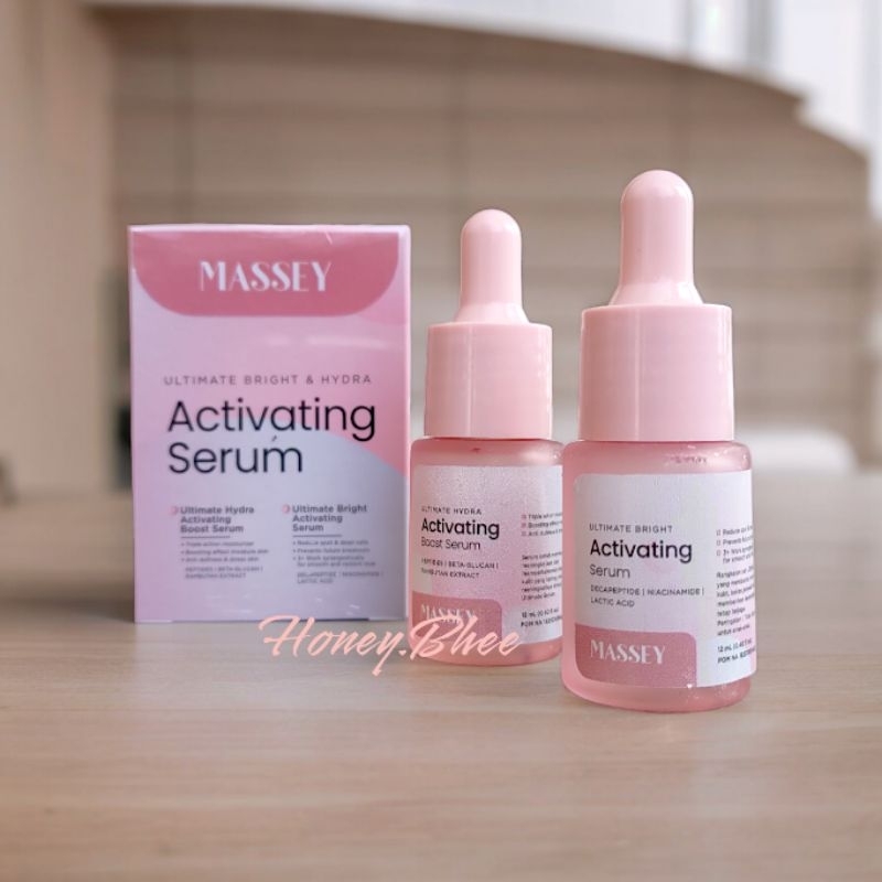 Massey Ultimate Bright & Hydra Activating Serum || Serum ganda pelembab & pencerah BPOM aman