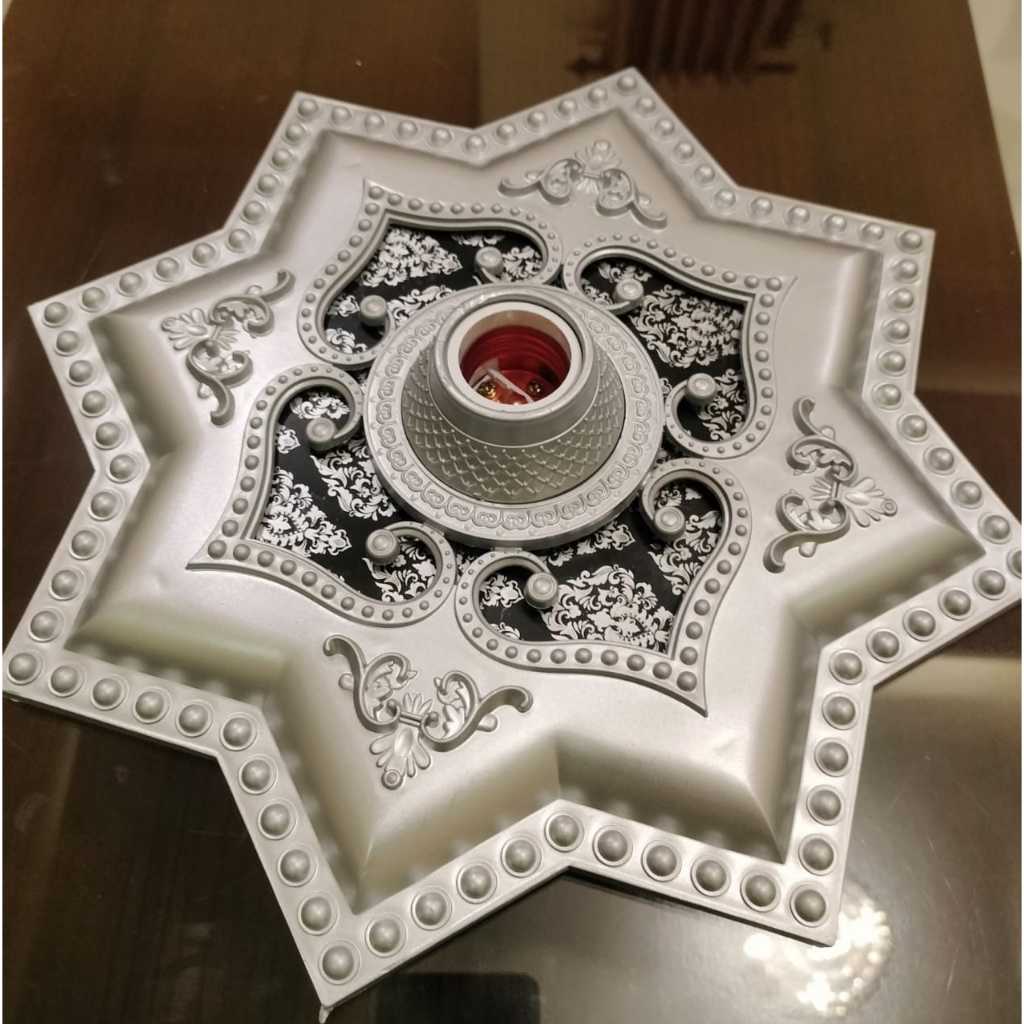 Fitting Lampu hias plafon vicon-fitting lampu ornamen-piting ornameN-piting lampu ornamen-FITING