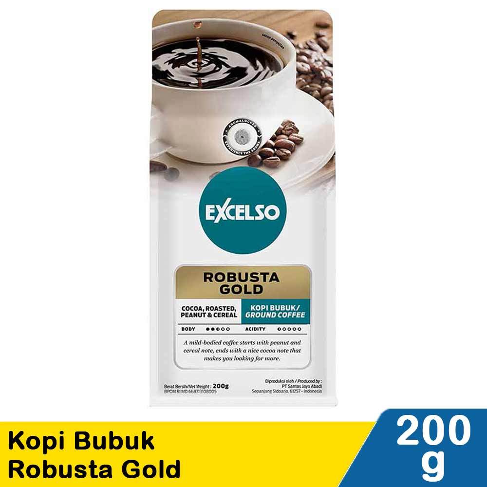 

excelso kopi bubuk robusta gold 200gr