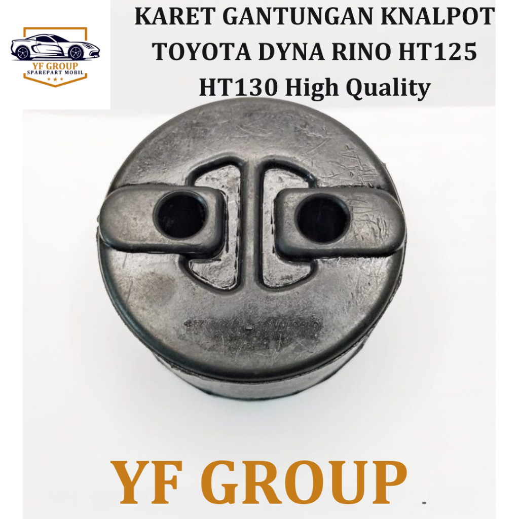 SPAREPART MOBIL KARET GANTUNGAN KNALPOT TOYOTA DYNA RINO HT125 HT130 High Quality