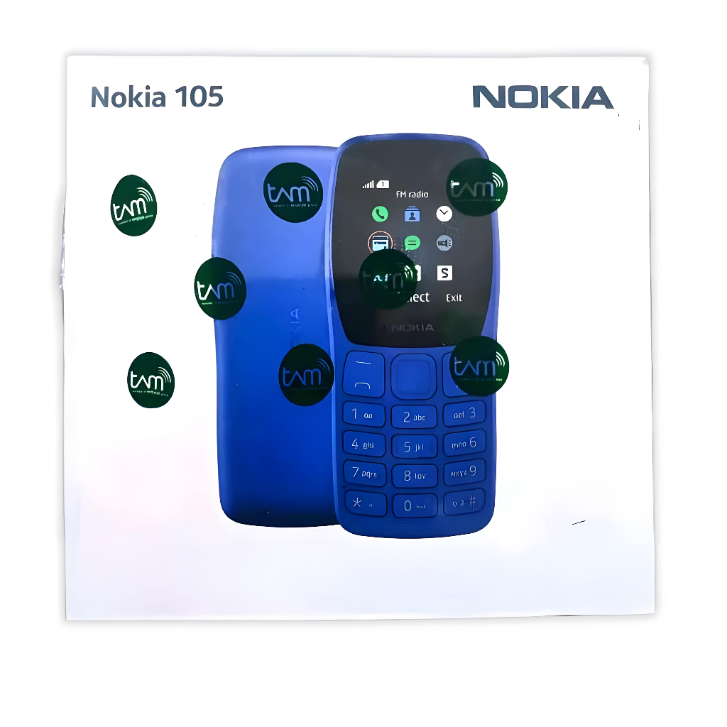 HP Nokia 105 2022 / HP Jadul Original - Baru, Segel, Terdaftar di Kemenperin, Garansi Resmi 1 Tahun