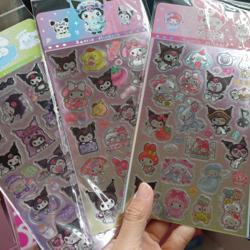 

Stickers sanrio silver kilau