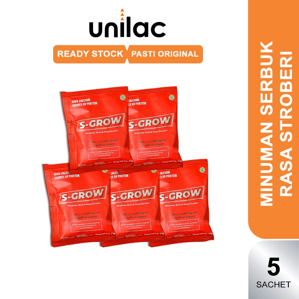 SGROW Susu Peninggi Badan Terbaik Untuk Remaja Dan Dewasa 5 Sachet - S GROW Peninggi Badan S-GROW