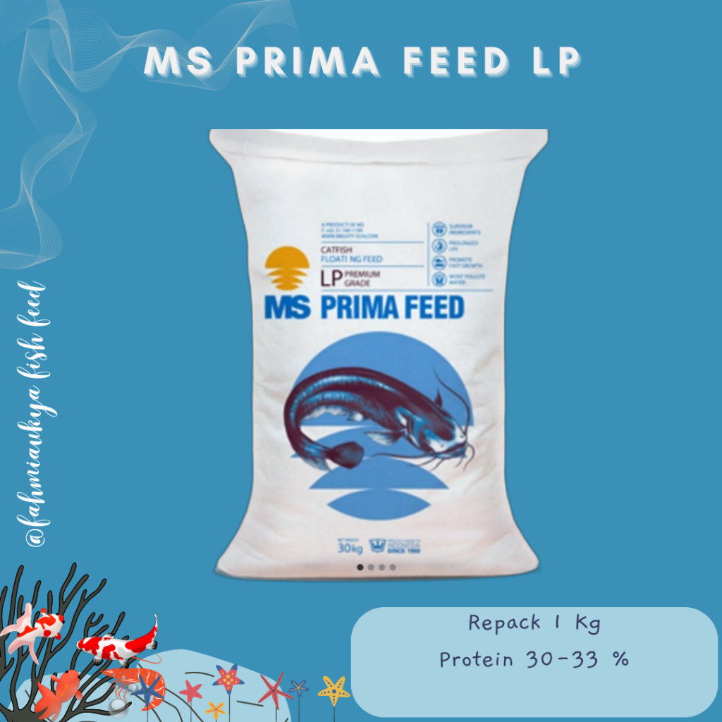 PRIMA FEED LP Pakan Lele Premium Grade | Repack 1 kg pakan lele, nila, gurame, bandeng