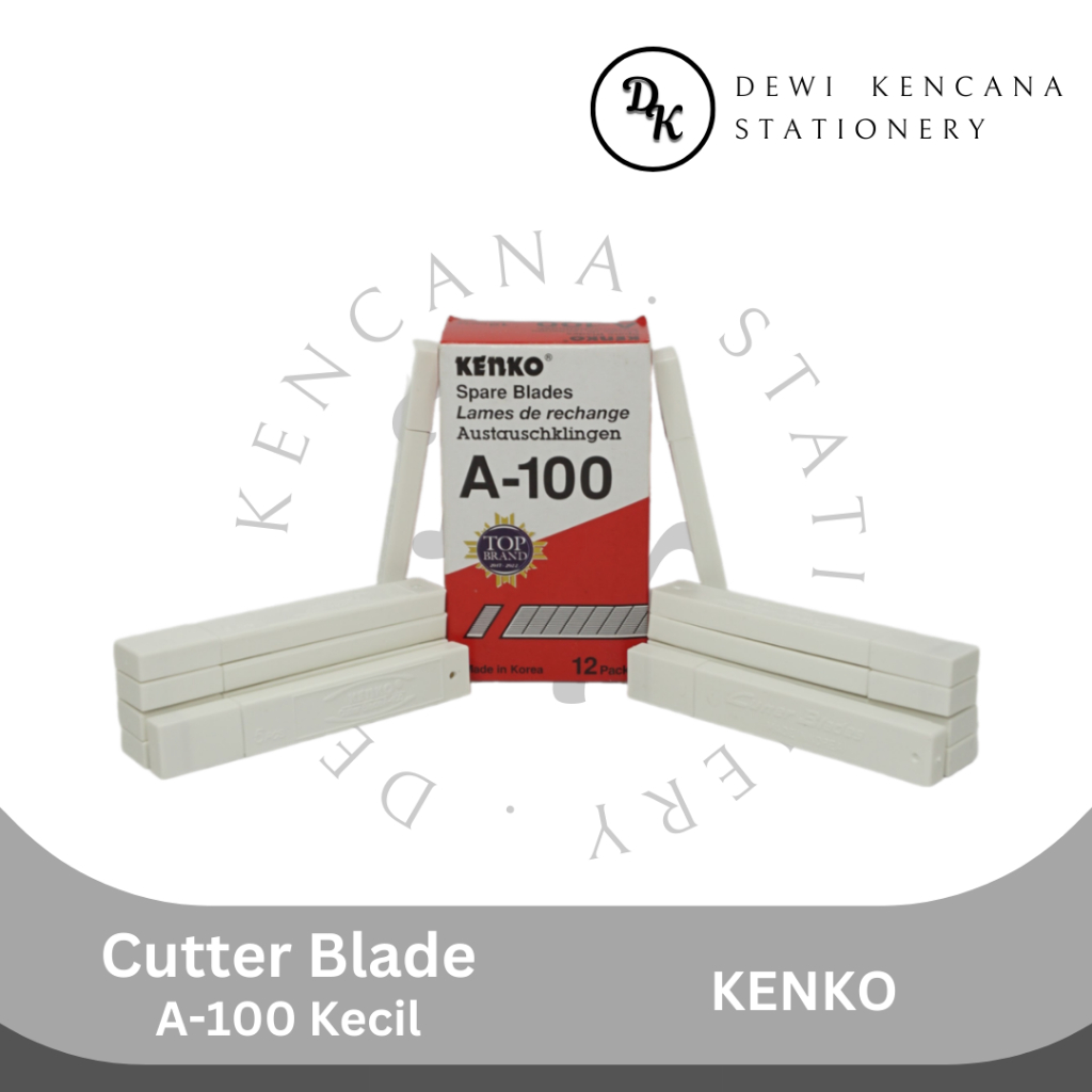 

Cutter Blade Kecil Mata Pisau Isi Cutter Kenko A-100