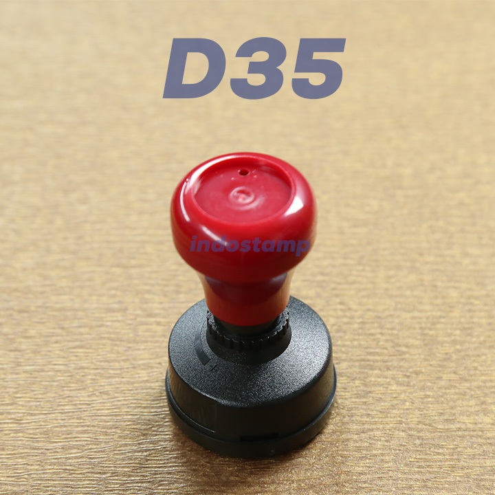 

gagang stempel D35 flash stamp bulat 35mm original best quality indostamp