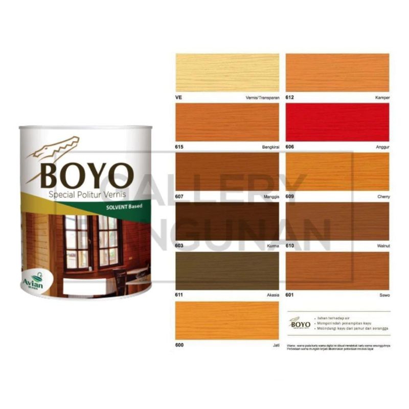 AVIAN Boyo Politur / Plitur / Vernish / Pernis 1 L