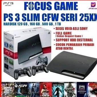 PS3 Slim Seri 21xx 160 Gb 500 Gb 1Tb PS 3 Cfw Multiman Playstation Game