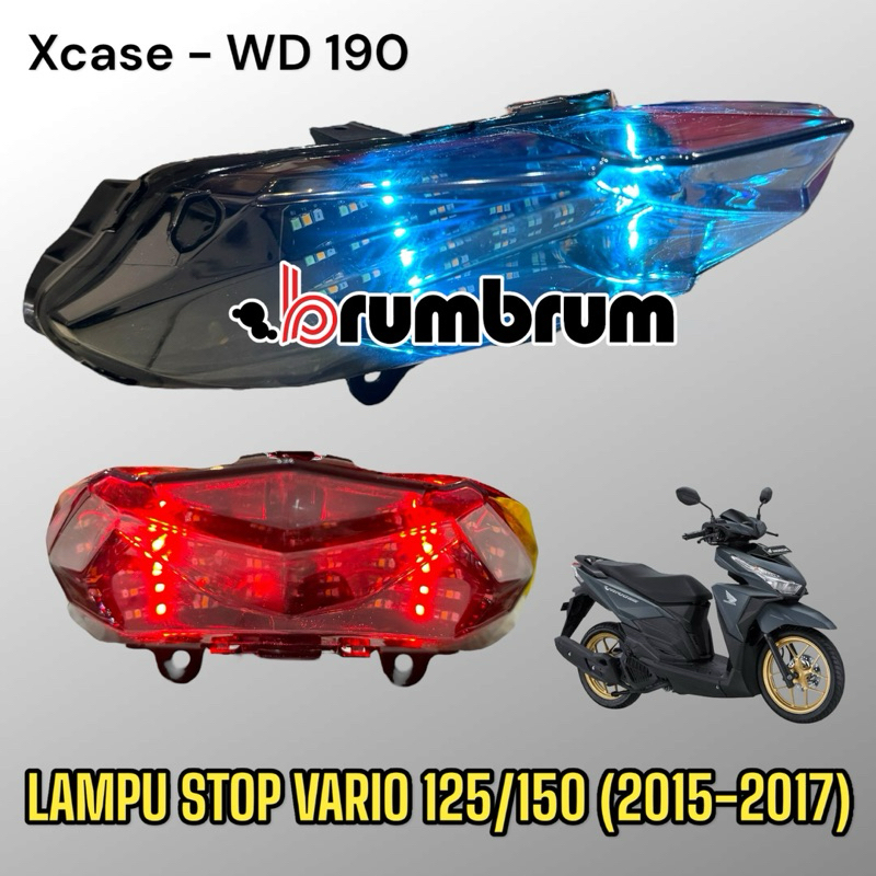 LAMPU STOP VARIO 125/150 2015-2017 LED MODIFIKASI