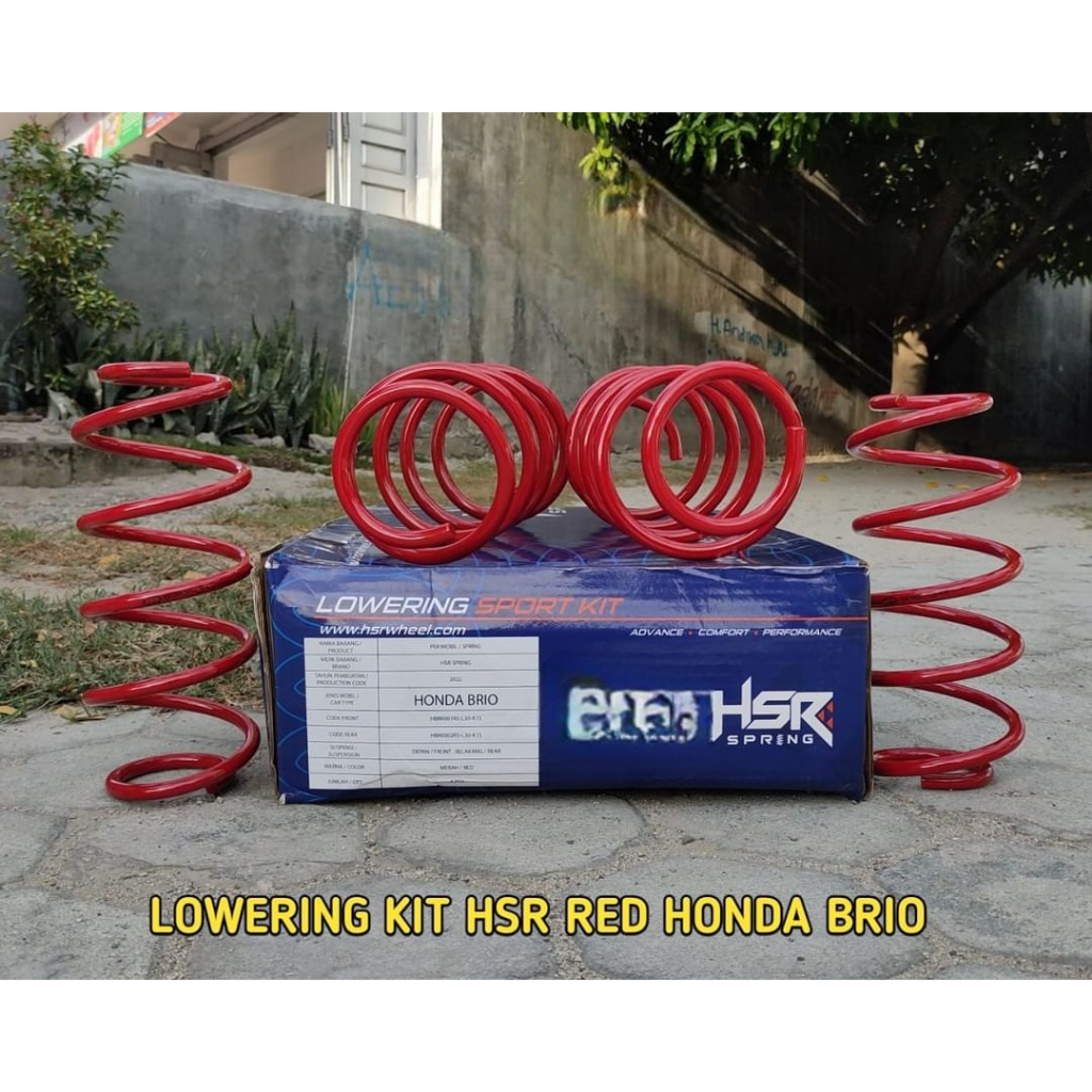 lowering kit / per ceper hsr untuk brio