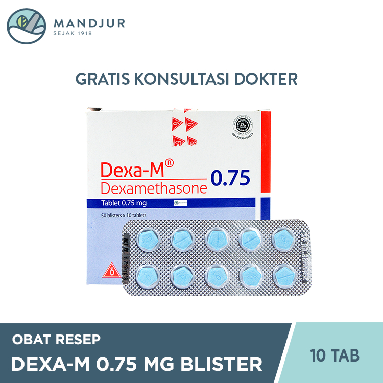 DEXA - M 0.75 MG 1 BLISTER @ 10 TABLET