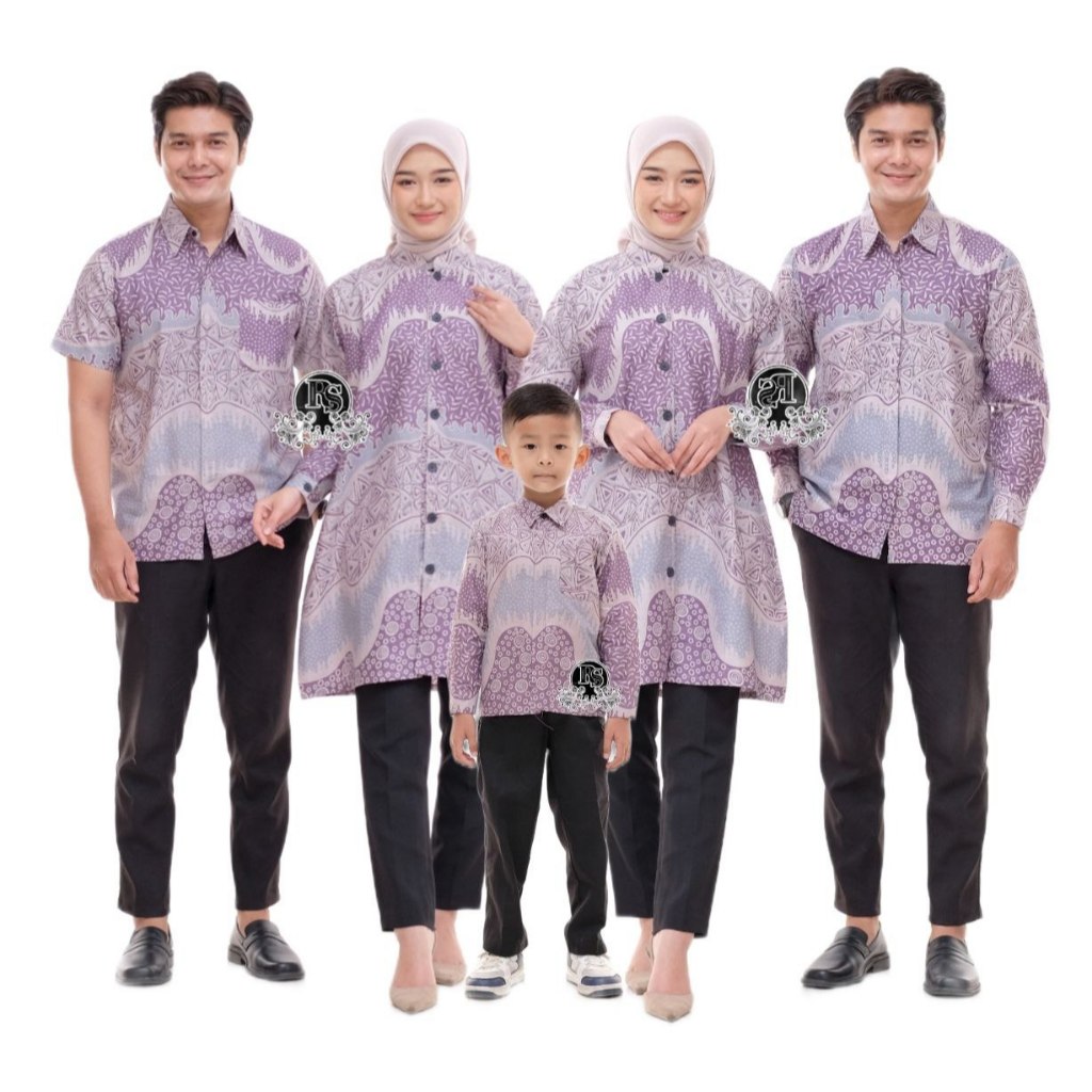BATIK ANAK 2-15 TAHUN MOTIF PATRICK UNGU LILAC