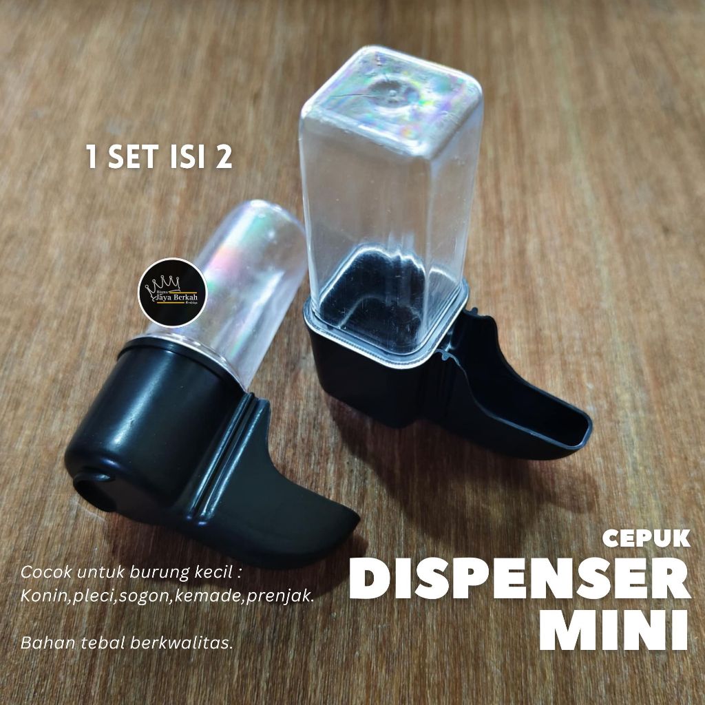 CEPUK DISPENSER MINI SOGON KONIN PLECI 1 SET ISI 2 PCS