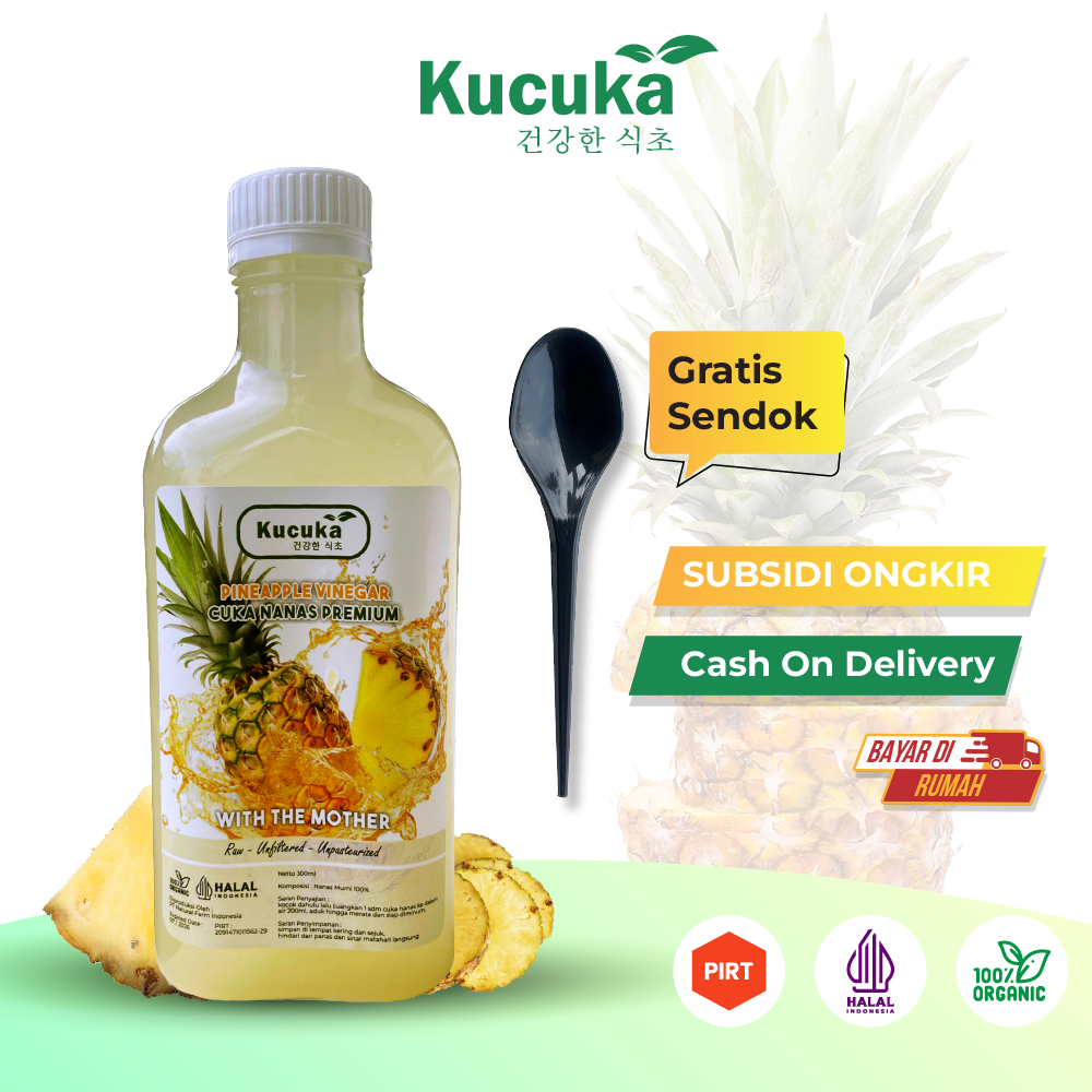 

Kucuka Cuka Nanas Original Pineapple Vinegar 300ml With The Mother