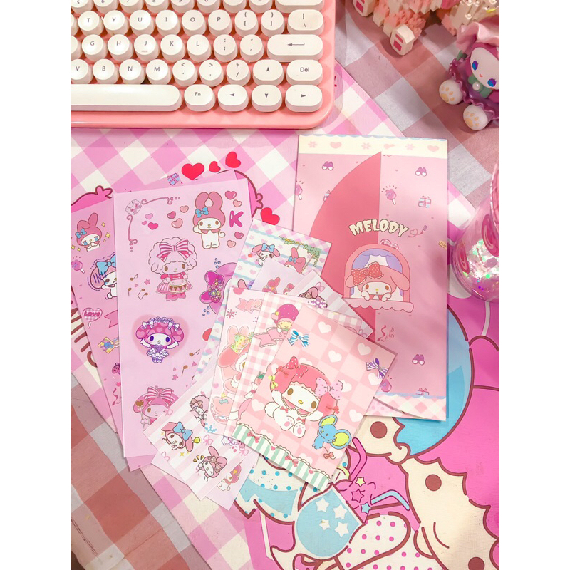 

STIKER SET SANRIO MY MELODY 10 IN 1