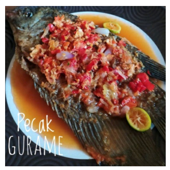 

Pecak Gurame Masakan Matang Makanan Siap Saji Halal Masakan Siap Saji Pedas