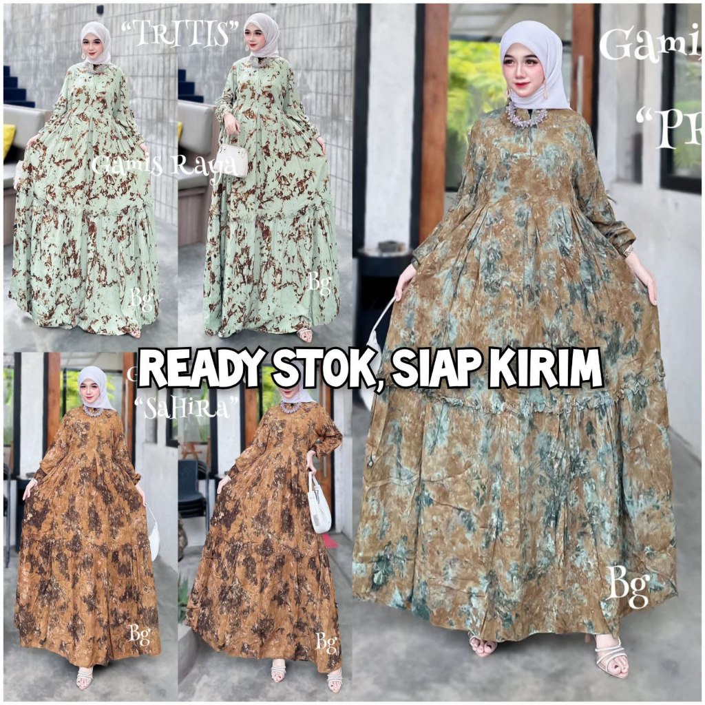 BG ORI RAYA NEW "READY" GAMIS RAYA TWILL ORI SIZE " S M L XL XXL " | GAMIS TWILL ABSTRAK | TWILL MAL