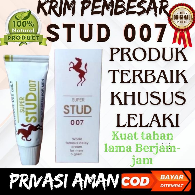 Stud 007 Original 100% Obat Kuat Pria Tahan Lama Oles Obat Kuat Besar Panjang Vitalitas Pria Asli