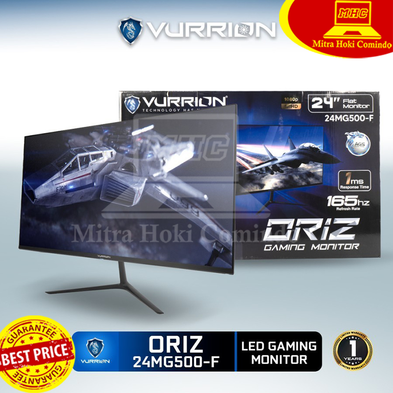 LED MONITOR GAMING VURRION ORIZ 24'' INCH 24MG500-F 165HZ 1ms