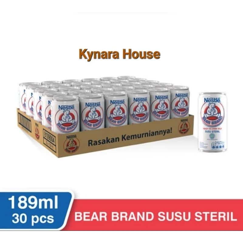 

Bear Brand Susu Steril 30x189ml (Karton)