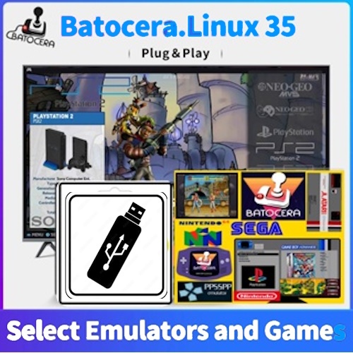 Batocera Gaming Station Portable Drive