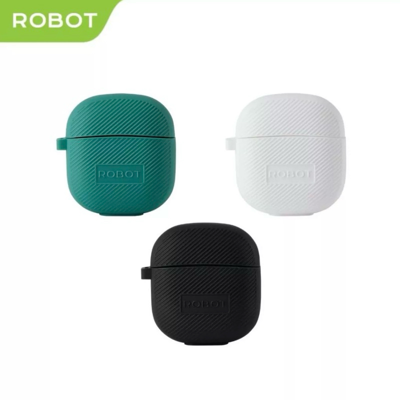 ROBOT Airbuds T60 Liquid Silicone Case Pelindung Case TWS Original