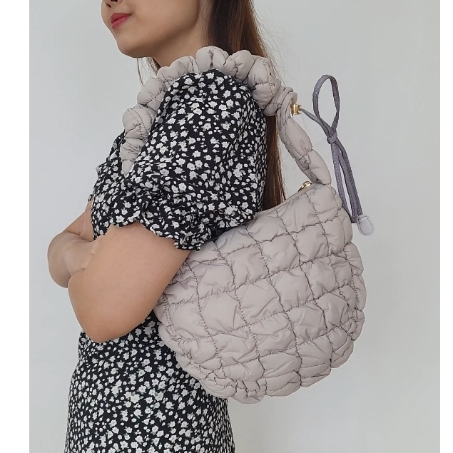 Calin Puffy Bag by Portia - Tas Puffy Wanita Korean Puffy Bag Tas Selempang Wanita Tas Wanita Sling 