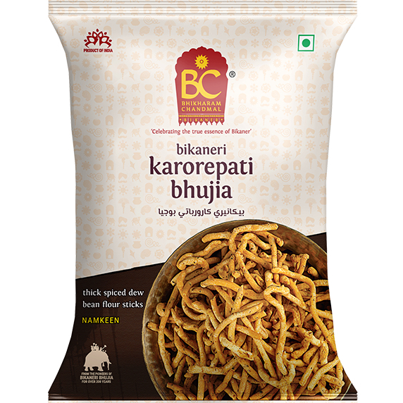 

BIKANERI KAROREPATI BHUJIA BHIKHARAM CHANDMAL 200G / Namkeen / Indian Snacks