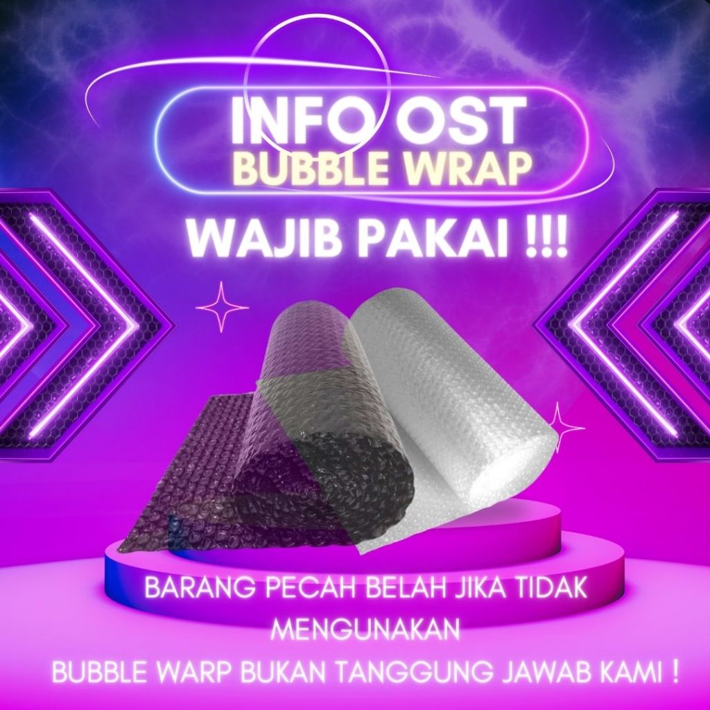 

OST Bubble Wrap Packing Tambahan -Biar lebih AMAN