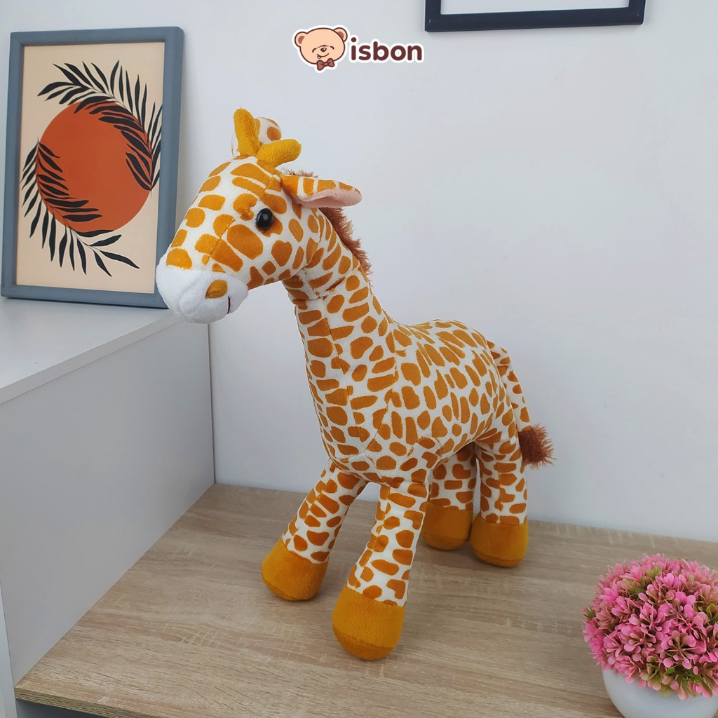 Boneka Jerapah Istana Boneka Giraffe girafe animal plush stuffed jungle hadiah anak bayi laki cowok 