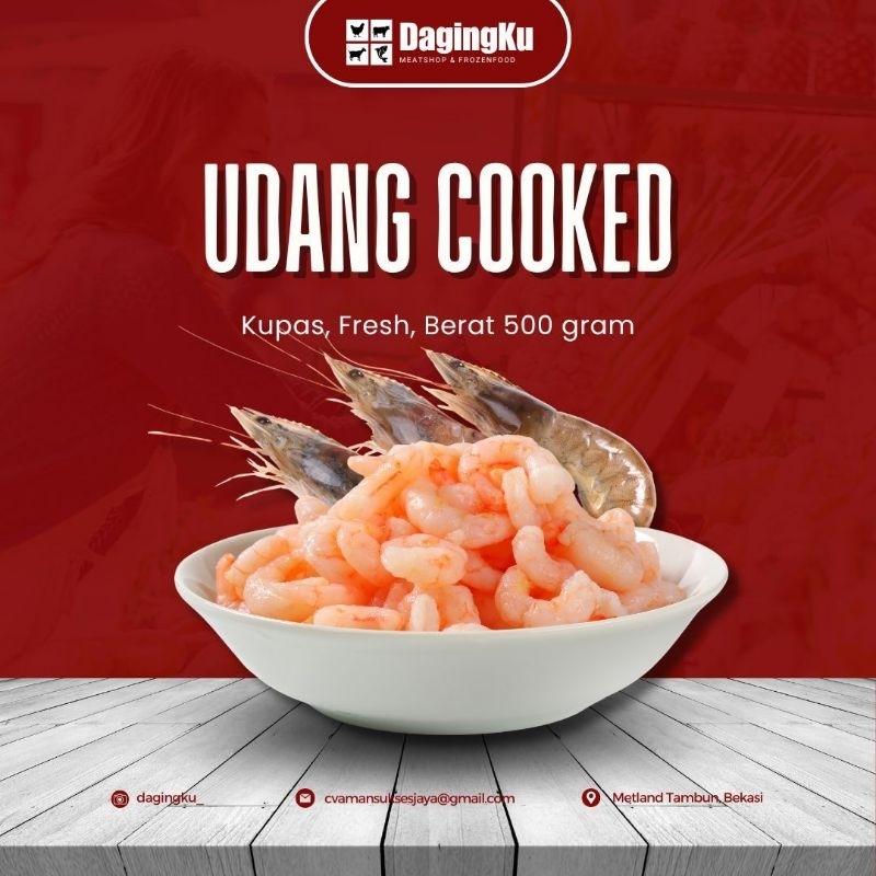 

Udang Cooked / Udang Kupas 500gr
