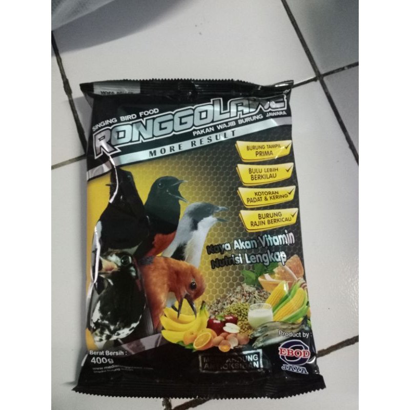 makanan burung Ronggolawe singging bird food