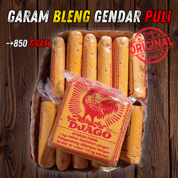 

Garam Bleng Pengembang Kerupuk Gendar Puli - Garam Kuning 850gr BPOM