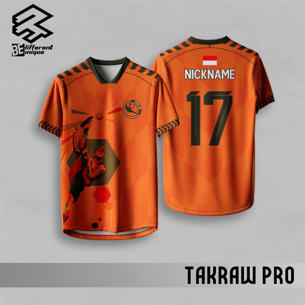 Jersey Sepak Takraw Dryfit Wave 3R Sport Takraw Pro