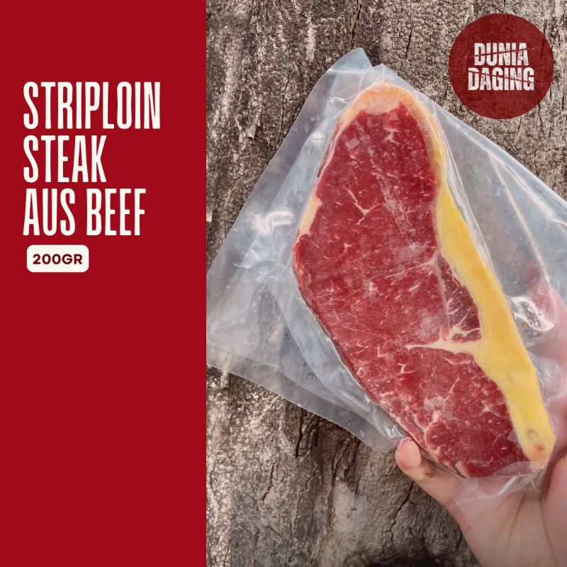 

AUS Steak Sirloin / Striploin Grade A 200gr